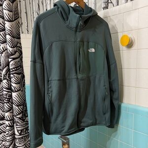 The North Face Forest Green Zip-Up Jacket